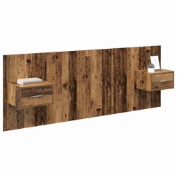 Tête de lit avec armoire 3 pcs Bois Ancien Bois d'ingénierie 625713625713