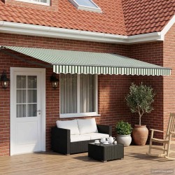 Store rétractable manuel avec LEDs 4 × 3 m 625722625722