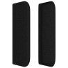 Tête de lit avec oreilles Noir 103x16x78/88 cm Tissu 625730625730