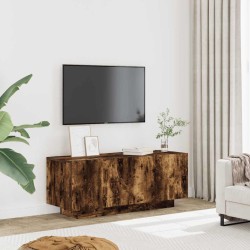 Meuble TV Chêne fumé 100x35x40 cm Bois d'ingénierie 625737625737