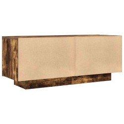 Meuble TV Chêne fumé 100x35x40 cm Bois d'ingénierie 625737625737