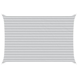 Voile d'ombre Gris clair et blanc 6 x 4 m 625739625739