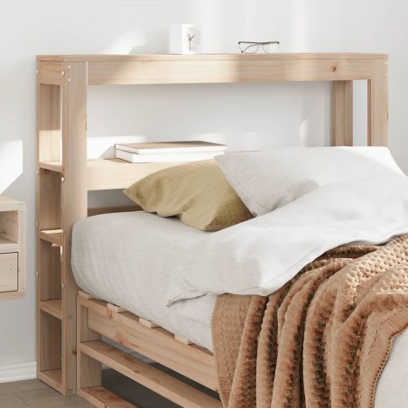 Tête de lit avec étagères 90 cm bois massif de pin 625740625740