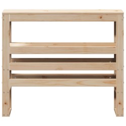 Tête de lit avec étagères 90 cm bois massif de pin 625740625740