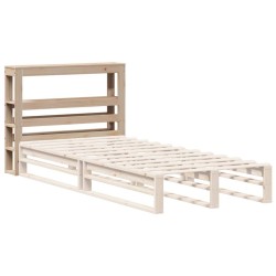 Tête de lit avec étagères 90 cm bois massif de pin 625740625740