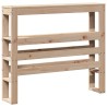 Tête de lit avec étagères 90 cm bois massif de pin 625740625740