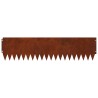 Bordure de Pelouse 20 pcs 103 x 25 cm Acier Rouillé 625755625755