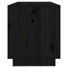 Meuble TV Noir 74x34x40 cm Bois de pin massif 625756625756