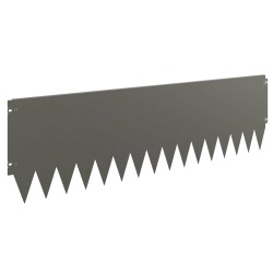 Bordure de Pelouse 10 pcs 103 x 30 cm Acier Rouillé 625760625760