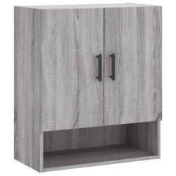 Armoire murale sonoma gris 60x31x70 cm bois d'ingénierie 625763625763