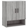 Armoire murale sonoma gris 60x31x70 cm bois d'ingénierie 625763625763
