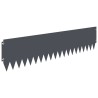 Bordure de Pelouse 20 pcs 103 x 25 cm Acier Anthracite 625766625766
