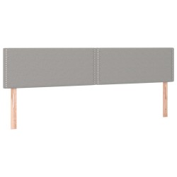 Têtes de lit Gris clair 180x5x78/88 cm Tissu 625767625767