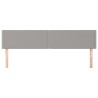 Têtes de lit Gris clair 180x5x78/88 cm Tissu 625767625767