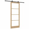 Porte coulissante ORKDAL Naturel et Noir 93 x 232 cm 625772625772