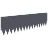 Bordure de Pelouse 10 pcs 103 x 30 cm Acier Anthracite 625776625776