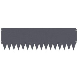 Bordure de Pelouse 10 pcs 103 x 30 cm Acier Anthracite 625776625776
