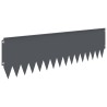 Bordure de Pelouse 10 pcs 103 x 30 cm Acier Anthracite 625776625776