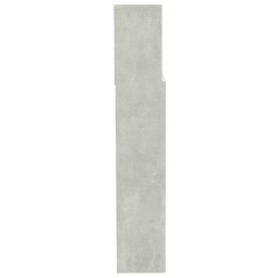 Armoire de tête de lit Gris béton 200x19x103,5 cm 625778625778