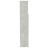 Armoire de tête de lit Gris béton 200x19x103,5 cm 625778625778