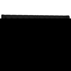Tête de lit avec oreilles Noir 163x16x78/88 cm Tissu 625782625782