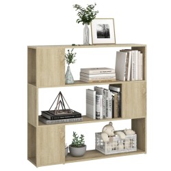 Bibliothèque/Séparateur de pièce Chêne sonoma 100x24x94 cm 625786625786