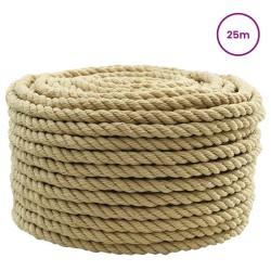 Corde de bateau 25 m 1.2 Naturel PP 625788625788