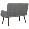 Sofa 2 places Gris foncé 115 x 61 x 87 cm Velours (V) 625789625789