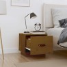 Tables de chevet 2pcs Marron miel 40x34x35cm Bois de pin massif 625792625792