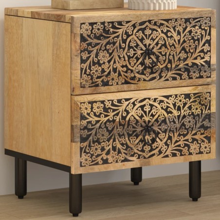 Table de chevet 40x33x46 cm Bois de manguier solide   625794625794