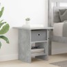 Table de chevet avec tiroir 2 pcs Gris béton 41 x 40 x 45 cm 625796625796