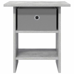 Table de chevet avec tiroir 2 pcs Gris béton 41 x 40 x 45 cm 625796625796