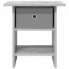 Table de chevet avec tiroir 2 pcs Gris béton 41 x 40 x 45 cm 625796625796