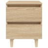 Table de chevet avec pieds en pin Chêne sonoma 40x35x50 cm 625798625798
