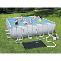 Bestway Tapis de chauffage solaire pour piscine Noir 110 x 171 cm PVC 625804625804
