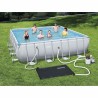 Bestway Tapis de chauffage solaire pour piscine Noir 110 x 171 cm PVC 625804625804