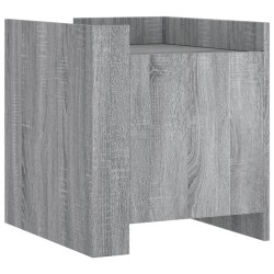 Table de chevet sonoma gris 45x50x50 cm bois d'ingénierie 625806625806
