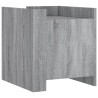 Table de chevet sonoma gris 45x50x50 cm bois d'ingénierie 625806625806