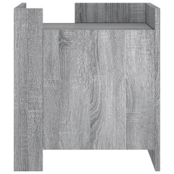 Table de chevet sonoma gris 45x50x50 cm bois d'ingénierie 625806625806