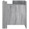 Table de chevet sonoma gris 45x50x50 cm bois d'ingénierie 625806625806