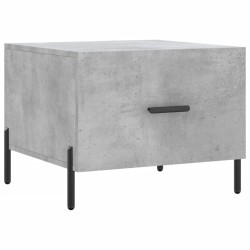 Tables basses 2 pcs gris béton 50x50x40 cm bois d'ingénierie 625808625808