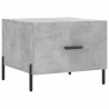 Tables basses 2 pcs gris béton 50x50x40 cm bois d'ingénierie 625808625808