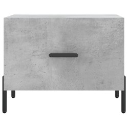 Tables basses 2 pcs gris béton 50x50x40 cm bois d'ingénierie 625808625808