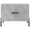 Tables basses 2 pcs gris béton 50x50x40 cm bois d'ingénierie 625808625808