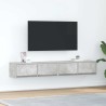 Meubles TV 2 pcs gris béton 80x31x25,5 cm bois d'ingénierie 625809625809
