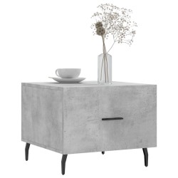 Tables basses 2 pcs gris béton 50x50x40 cm bois d'ingénierie 625812625812
