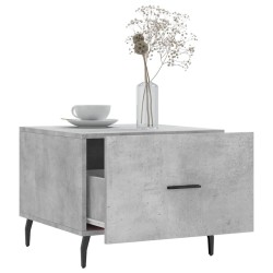 Tables basses 2 pcs gris béton 50x50x40 cm bois d'ingénierie 625812625812