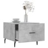 Tables basses 2 pcs gris béton 50x50x40 cm bois d'ingénierie 625812625812