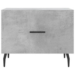 Tables basses 2 pcs gris béton 50x50x40 cm bois d'ingénierie 625812625812