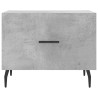 Tables basses 2 pcs gris béton 50x50x40 cm bois d'ingénierie 625812625812